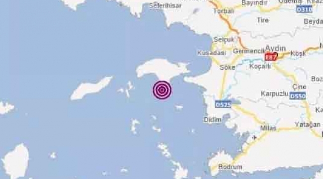 AFAD: "Akdeniz'de Muğla ili Datça ilçesinde 5,3 şiddetinde deprem meydana geldi" 