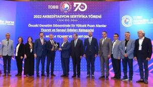 Muğla Ticaret ve Sanayi Odası Türkiye 3’üncüsü oldu