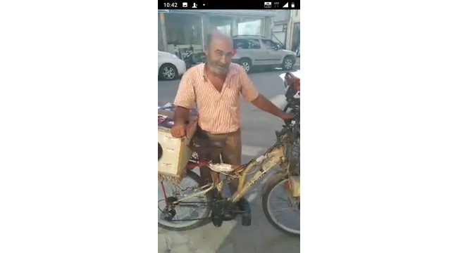BÖLGEMİZİN GÜNEŞ PANELLİ BİSİKLETLİ HASAN'I VEFAT ETTİ