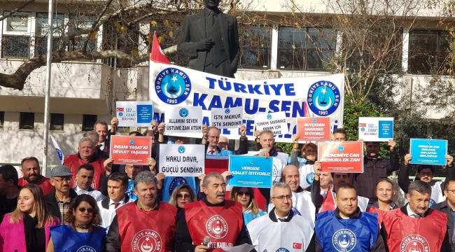 TÜRKİYE KAMU-SEN MUĞLA İL TEMSİLCİSİ MÜRSEL ÖZATA’NIN “MEMURA VE EMEKLİYE EK ZAM ZORUNLUDUR”