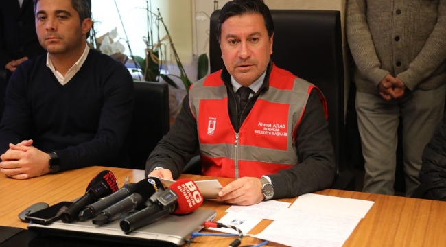 Başkan Aras; “Depremzedelerin konaklaması için hazırız”