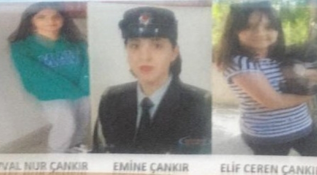 Depremde hayatını kaybeden polis memuru anne ve iki kızı Marmaris'te toprağa verildi