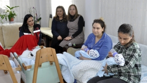 Gaziantepli depremzede çiftin Fethiye’de ikizleri dünyaya geldi
