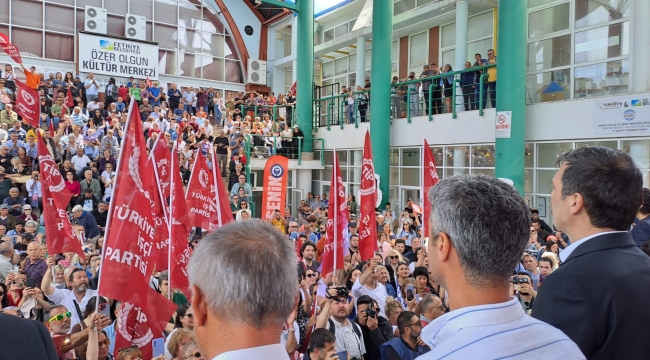 TİP Genel Başkanı Erkan Baş ve Muğla Milletvekili Adayı Mehmet Aslantuğ Fethiye'de Halkla Buluştu.