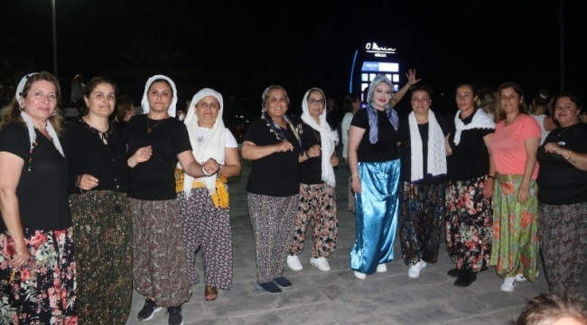 GÖCEK’TE ŞALVARLI KADINLAR DOYASIYA EĞLENDİ