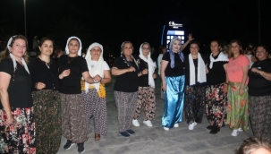 GÖCEK’TE ŞALVARLI KADINLAR DOYASIYA EĞLENDİ