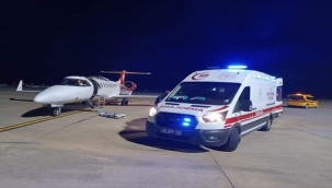 salça kazanına düşen çocuk, uçak ambulansla İstanbul'a götürüldü