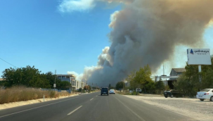 Çanakkale'deki yangın büyüyor! Alevler şehir merkezine yaklaştı, gemi trafiği askıya alındı