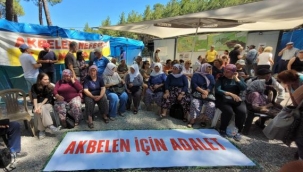 YK Enerji Kemerköy Termik Santrali önünde işçiler hakları için direnişte!