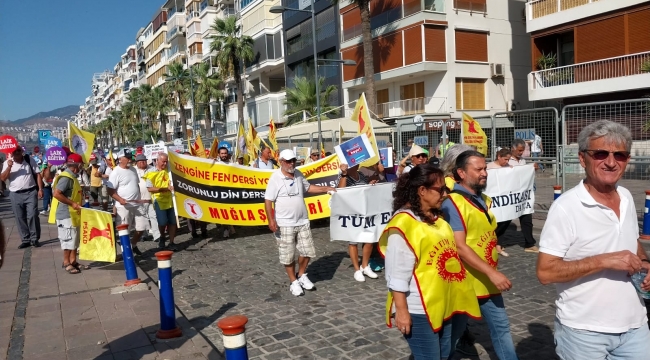 İzmir'de ÇEDES'e karşı miting: Laik eğitim, laik yaşam, eşit yurttaşlık
