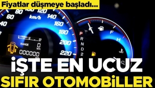 Fiyatlar düşmeye başladı… İşte en ucuz sıfır otomobiller