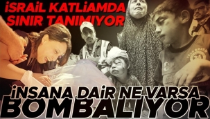 İsrail katliamda sınır tanımıyor... İnsana dair ne varsa bombalıyor: 1 gecede 100 saldırı