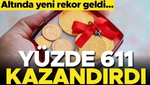 Altında rekor yükseliş! Yüzde 611 kazandırdı... Yatırımcılar dikkat