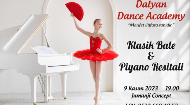 Dalyan Dance Academy'nin genç yetenekleri ve Igor BERGMAN, Jumanji Concept sahnesinde buluşuyor 