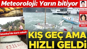Kış yüzünü gösterdi... İstanbul’da karlı sabah