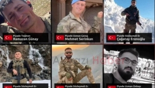 Pençe-Kilit Harekatında 6 asker daha şehit oldu, şehit sayısı 12'ye yükseldi