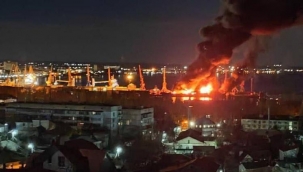 Rus donanma gemisine saldırı