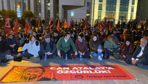 TİP, Can Atalay için adliye önünde eylem başlattı