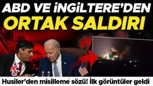 Son dakika haberi... Yemen'de son durum: Tansiyon zirvede... İngiltere ve ABD Husi hedeflerini vurdu! Husiler meydan okudu: Büyük bedel ödeyecekler