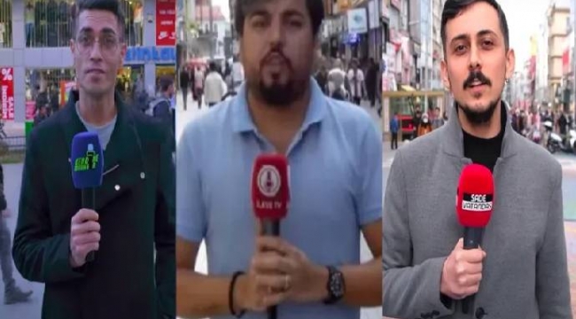 Sokak röportajı yapan muhabirler gözaltına alındı! 