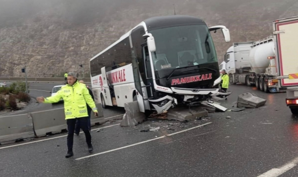 Muğla'da otobüs kazası!