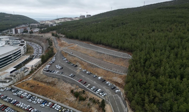 Eğitim ve Araştırma Hastanesi yeni otoparkı kullanıma açıldı