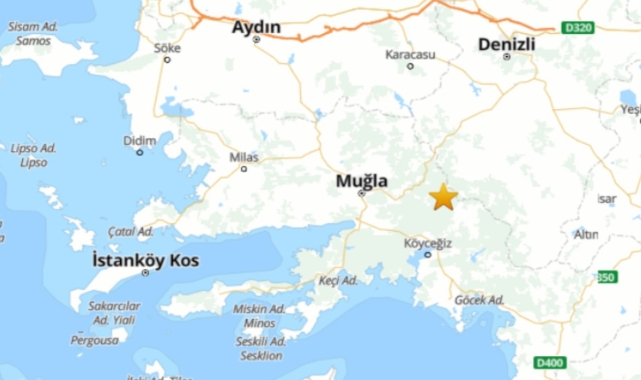 Menteşe ve Marmaris'te 4.0 Büyüklüğünde 2 Deprem Oldu