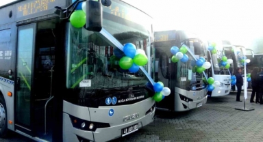 Muğla Büyükşehir Belediyesi'nden toplu taşımaya 35 yeni otobüs