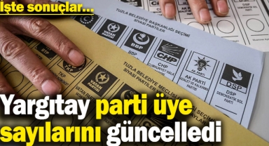 Yargıtay üye sayılarını güncelledi: 4 parti düşüşte