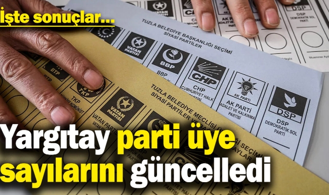 Yargıtay üye sayılarını güncelledi: 4 parti düşüşte