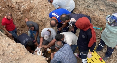 Antalya'da Altyapı Çalışmasında Felaket! İşçi Toprak Altında Kaldı