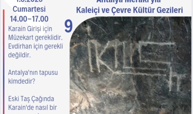 ANTALYA MERAKINDAN EVDİRHAN VE KARAİN MAĞARASI GEZİSİ