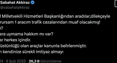 Eski ve yeni milletvekillerine trafikte ceza muafiyeti getirildi