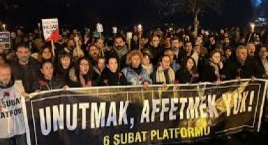 Hatay'da 6 Şubat anmasında depremzedelere gözaltı