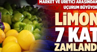 LİMON 7 KAT ZAMLANDI