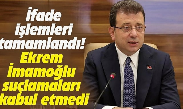 İmamoğlu suçlamaları reddetti