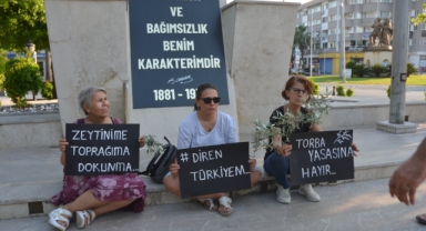 Ortaca'da Yaşam savunucuları, “#ToprağımızıVermiyoruz” etiketi ile eylem başlattı.