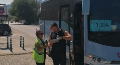MUĞLA Tur araçlarına sıkı denetim devam ediyor.