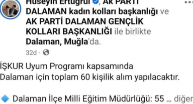 Dalaman'da İŞKUR aracılığıyla işe alınacak 60 kişilik başvuru noktası tartışma yarattı. 