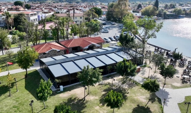 DALYAN KAUNOS KRAL ÇAY BAHÇESİ KIŞA HAZIR HÂLE GETİRİLDİ