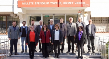 Osman Gürün ve Hüseyin Erol dan başkana ziyaret