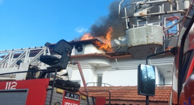 Dalyan’da Apart yangını 