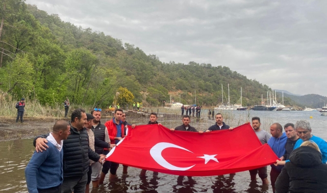 Fethiye’de Osmanağa Koyu’na Karadan Ve Denizden Girişler Kapatıldı