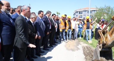 DALAMAN’DA DOĞALGAZ İÇİN İLK KAZMA VURULDU