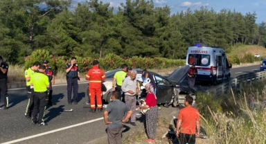 Köyceğiz'de Trafik Kazası, itfaiye ekipleri zamanla yarıştı