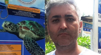 Tedavisi yapılan yaralı caretta Olcay doğal ortama bırakıldı.