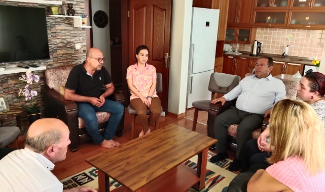 İYİ Parti Muğla’dan Ortaca başkan yardımcısı Tolgahan Gürses'e taziye ziyareti