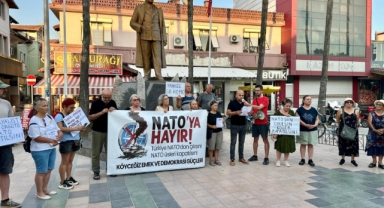 Köyceğiz de natoyu istemiyoruz eylemi